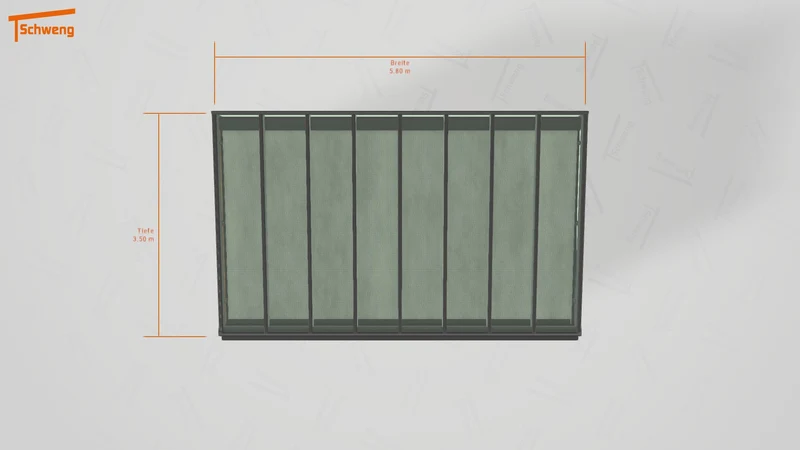 #DE Schweng Terrassenüberdachung S400 (ID qdvq44)