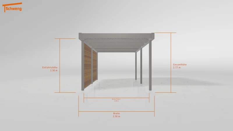#DE Schweng Flachdachcarport C600 (ID x78qjd) #MTG