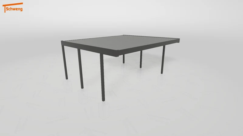#DE Schweng Flachdachcarport C600 (ID zbwr9y)
