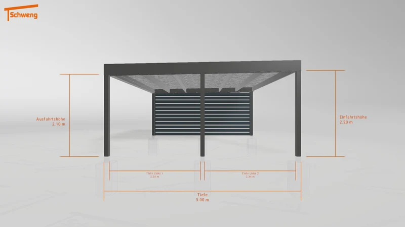 #DE Schweng Flachdachcarport C600 (ID qdvq78) #MTG