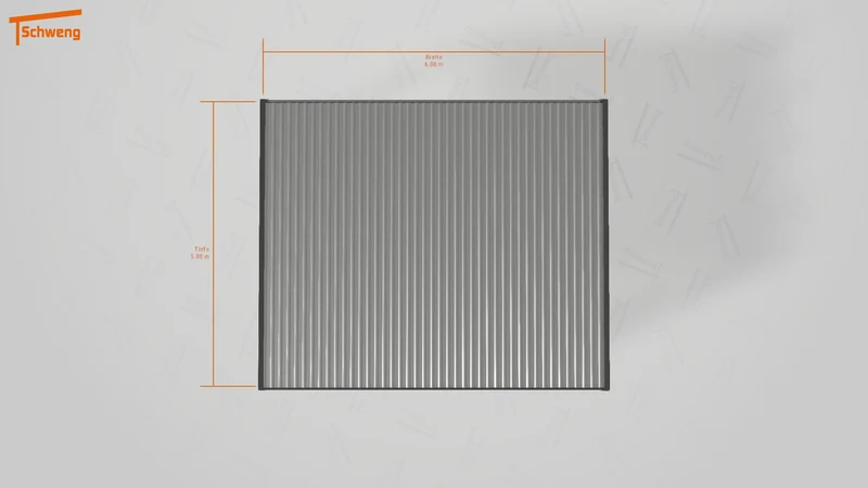 #DE Schweng Flachdachcarport C600 (ID qdvq78) #MTG