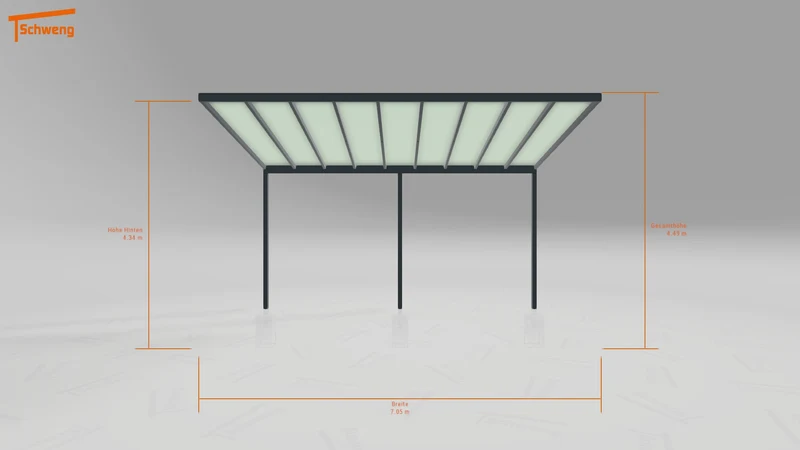 #DE Schweng Pultdachcarport S400 (ID pbp5d2) #MTG