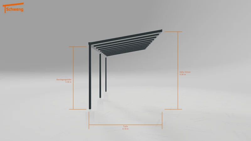 #DE Schweng Pultdachcarport S400 (ID pbp5d2) #MTG