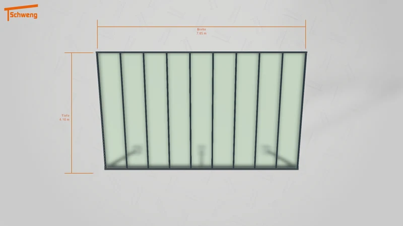 #DE Schweng Pultdachcarport S400 (ID pbp5d2) #MTG