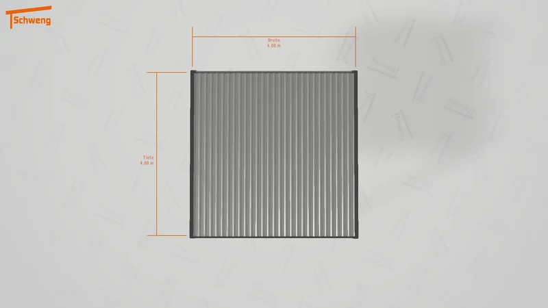 #DE Schweng Flachdachcarport C600 (ID mj2kqj)