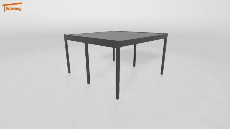 #DE Schweng Flachdachcarport C600 (ID w3xm7w)