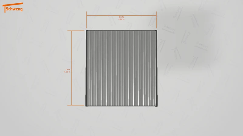 #DE Schweng Flachdachcarport C600 (ID w3xm7w)