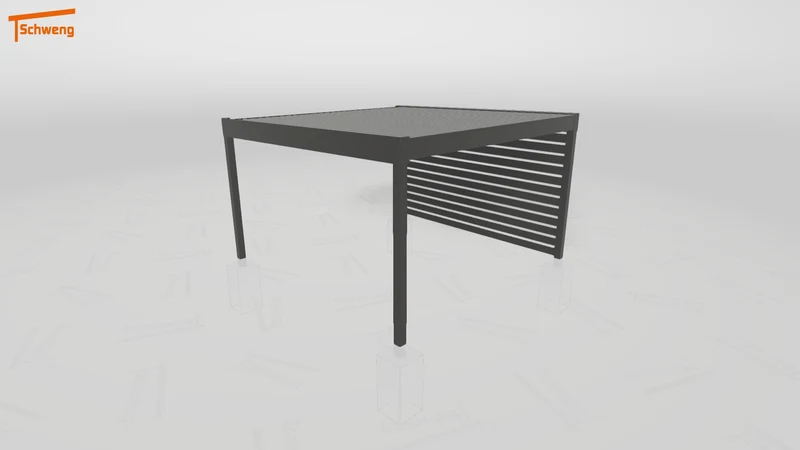 #DE Schweng Flachdachcarport C600 (ID ygjdnb)