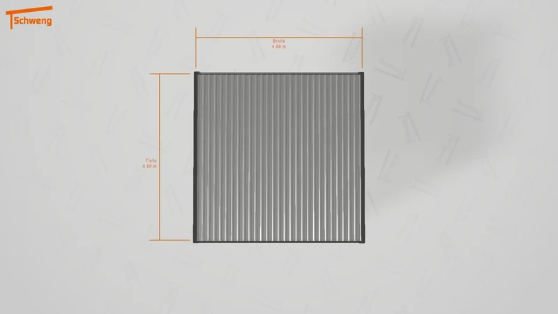 #DE Schweng Flachdachcarport C600 (ID ygjdnb)