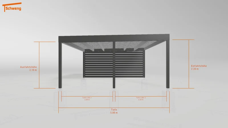 #DE Schweng Flachdachcarport C600+ (ID k2jmyq) #MTG