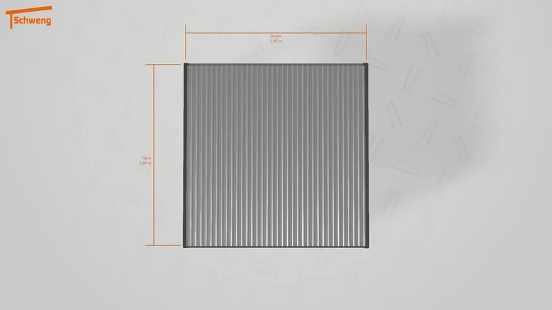 #DE Schweng Flachdachcarport C600+ (ID k2jmyq) #MTG
