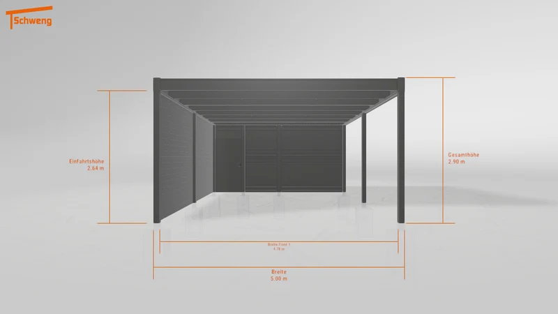 #DE Schweng Flachdachcarport C600+ (ID v47by7) #MTG