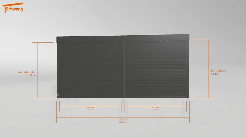 #DE Schweng Flachdachcarport C600+ (ID v47by7) #MTG