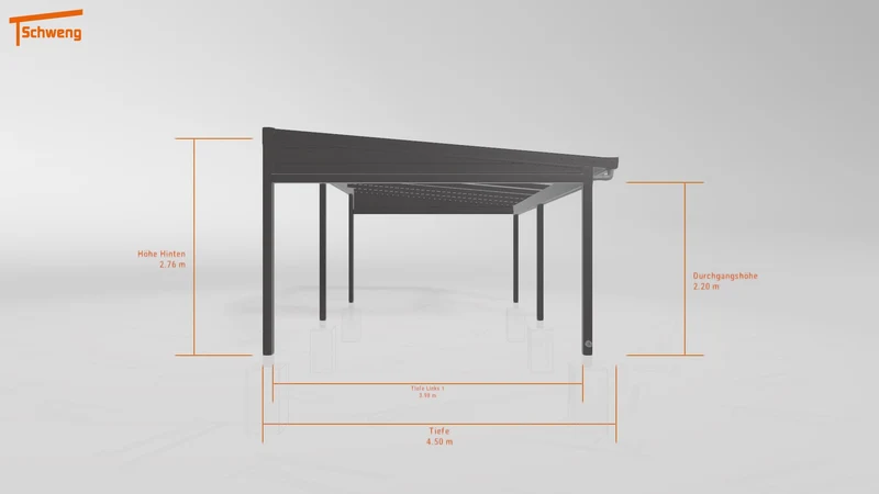 #DE Schweng Terrassenüberdachung S400 (ID ygjdx3)