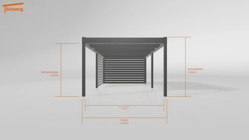 #DE Schweng Flachdachcarport C600 (ID jj8kgy) #MTG