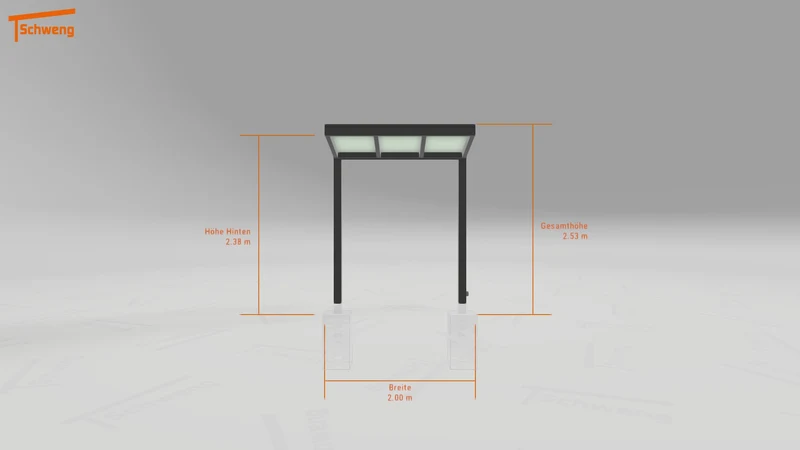 #DE Schweng Terrassenüberdachung S350 (ID 2q8d9j)