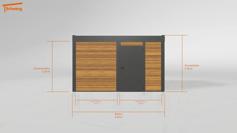 #DE Schweng Flachdachcarport C600 (ID jj8dvm) #MTG