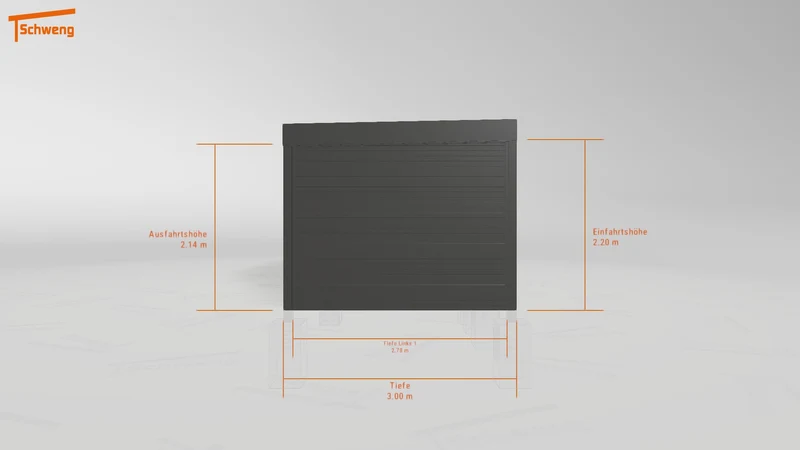 #DE Schweng Flachdachcarport C600 (ID jj8dvm) #MTG