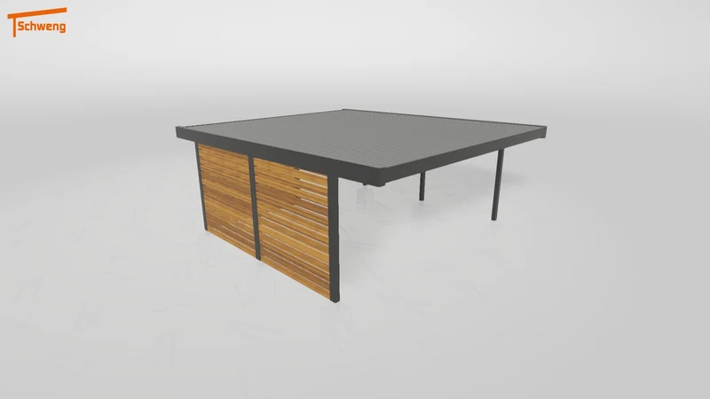 #DE Schweng Flachdachcarport C600 (ID x78q2d) #MTG