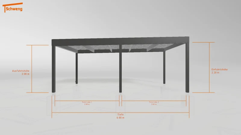 #DE Schweng Flachdachcarport C600 (ID pbp4mz) #MTG