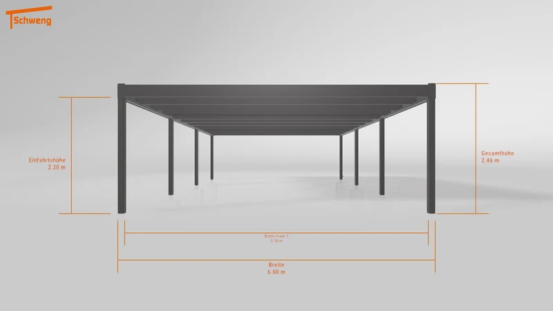#DE Schweng Flachdachcarport C600 (ID 85pqv7) #MTG