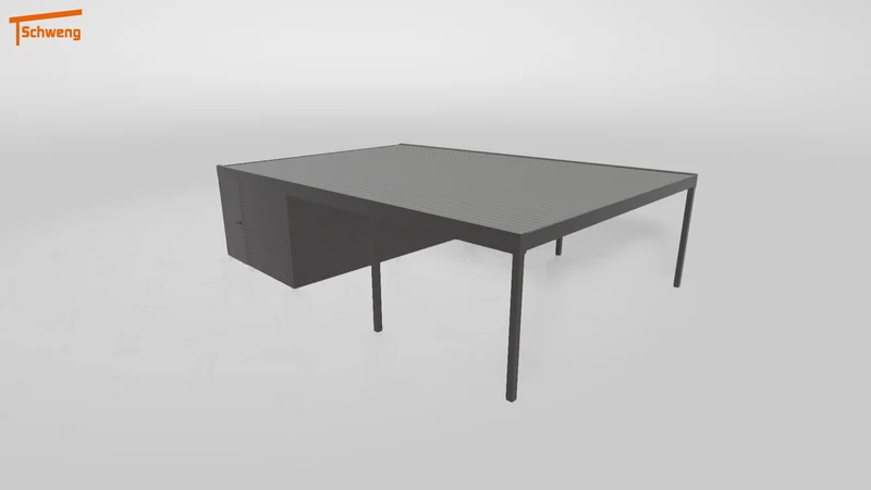 #DE Schweng Flachdachcarport C600+ (ID 42w3gg) #MTG