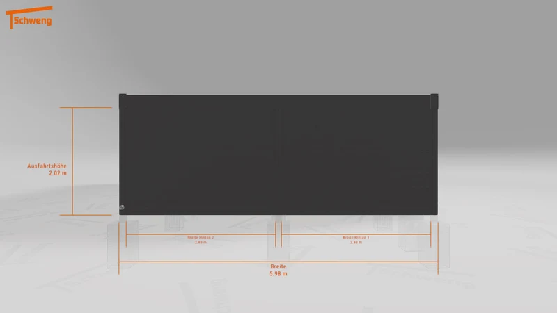 #DE Schweng Flachdachcarport C600+ (ID 42w3gg) #MTG