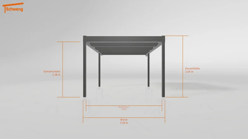 #DE Schweng Flachdachcarport C600 (ID 85pvyd) #MTG