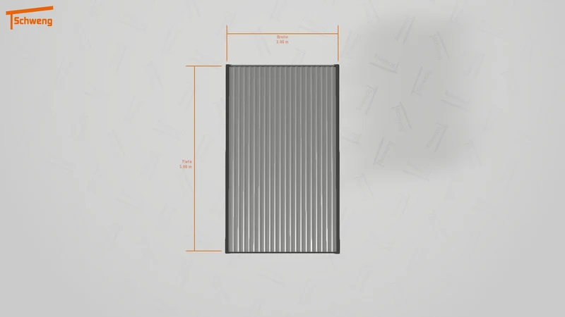 #DE Schweng Flachdachcarport C600 (ID w3xvw7)