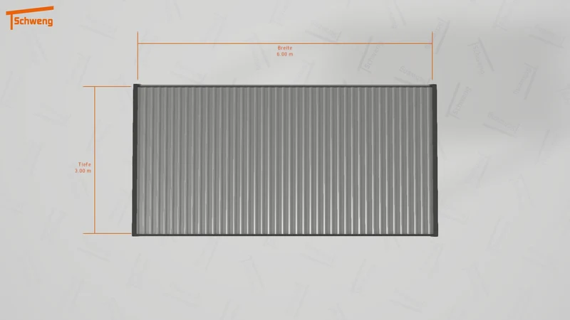 #DE Schweng Flachdachcarport C600 (ID 9wv2m8)