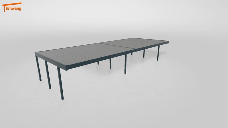 #DE Schweng Flachdachcarport C600+ (ID 33jnvq) #MTG