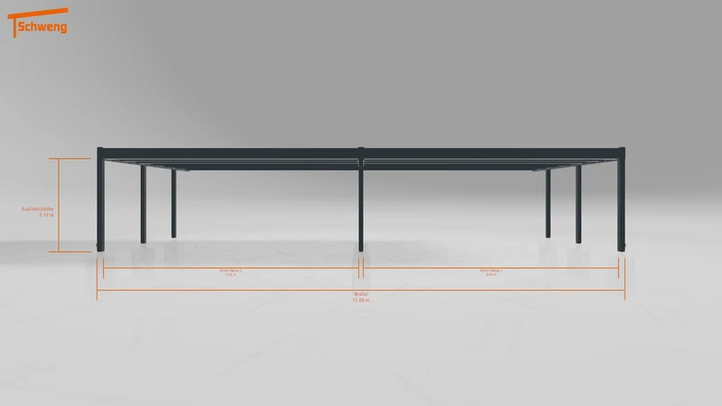 #DE Schweng Flachdachcarport C600+ (ID 33jnvq) #MTG