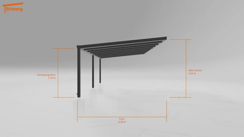 #DE Schweng Terrassenüberdachung S400 (ID 42w9n8)