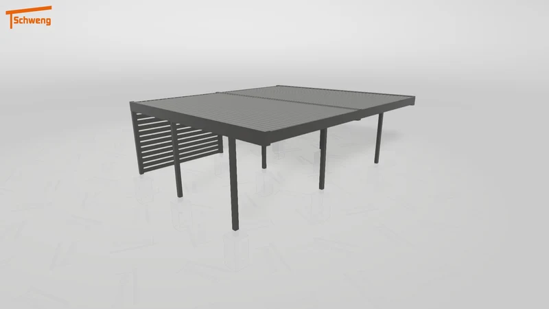 #DE Schweng Flachdachcarport C600+ (ID 9wv2j5) #MTG
