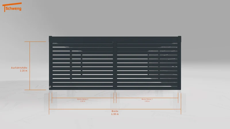 #DE Schweng Flachdachcarport C600 (ID 9wv23q) #MTG
