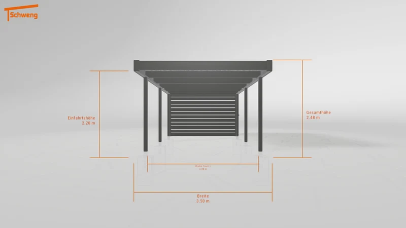 #DE Schweng Flachdachcarport C600 (ID 85pqp2) #MTG