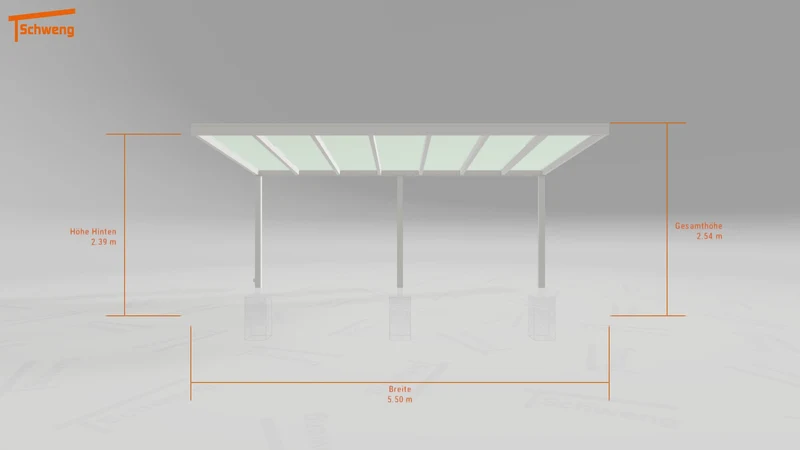 #DE Schweng Pultdachcarport S350 (ID n5mwm5) #MTG