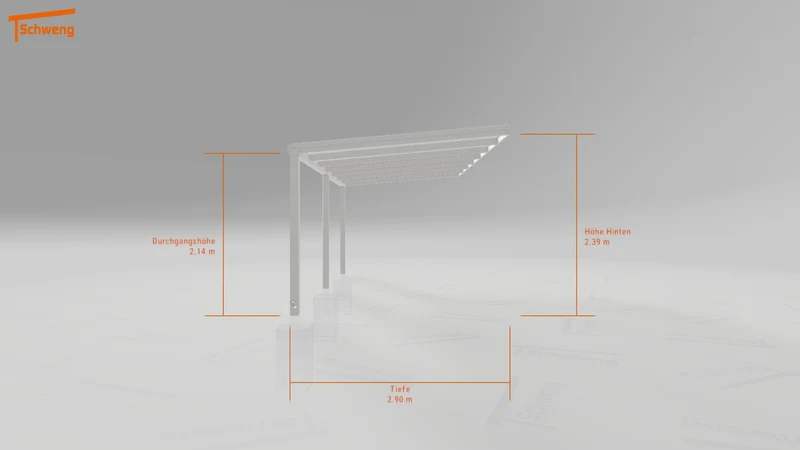 #DE Schweng Pultdachcarport S350 (ID n5mwm5) #MTG