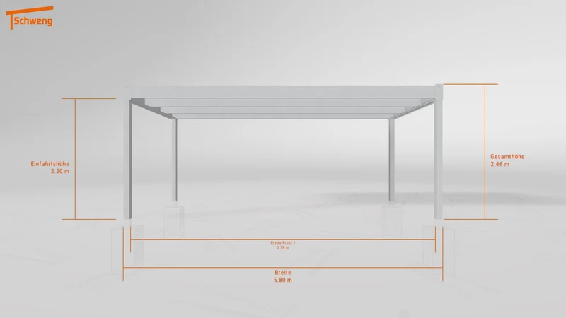 #DE Schweng Flachdachcarport C600 (ID n5mw57) #MTG
