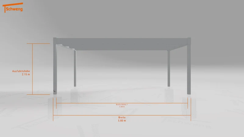 #DE Schweng Flachdachcarport C600 (ID n5mw57) #MTG