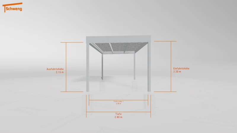 #DE Schweng Flachdachcarport C600 (ID n5mw57) #MTG