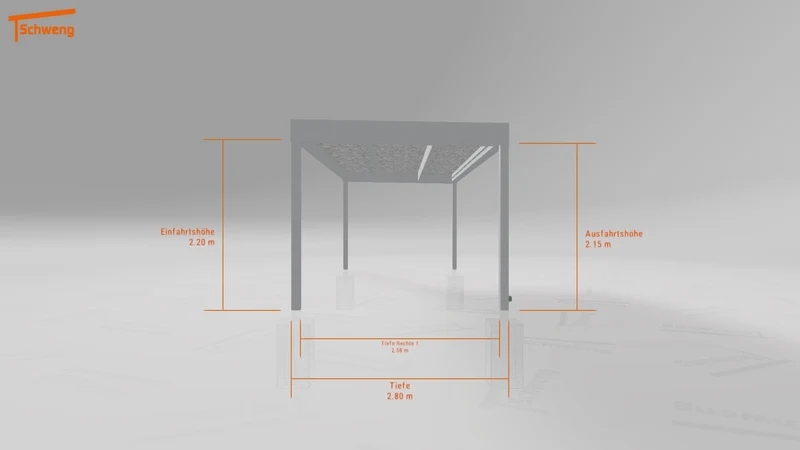 #DE Schweng Flachdachcarport C600 (ID n5mw57) #MTG