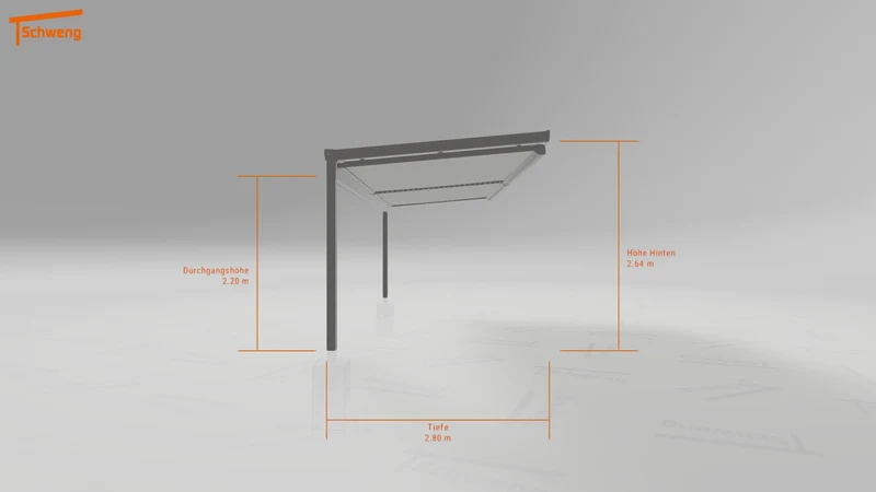 #DE Schweng Terrassenüberdachung S400 (ID x78d99)