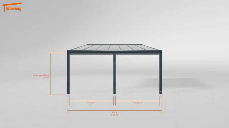 #DE Schweng Terrassenüberdachung S400 (ID rjndyg)