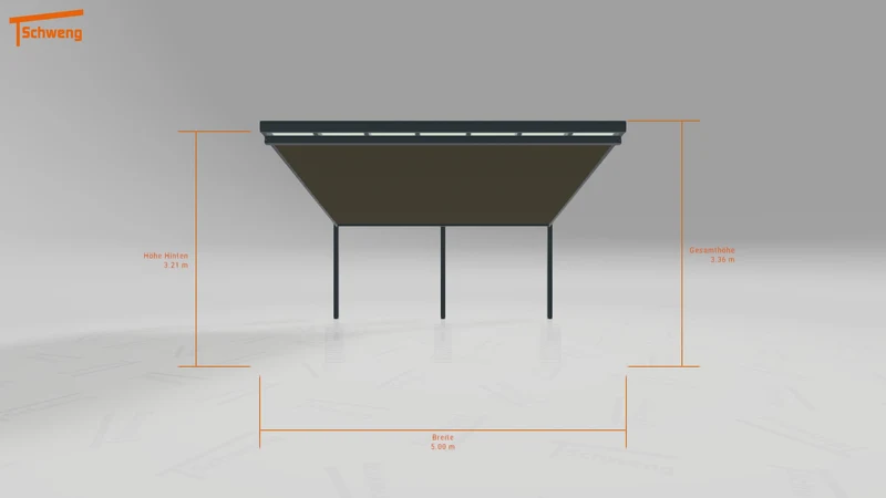 #DE Schweng Terrassenüberdachung S400 (ID rjndyg)