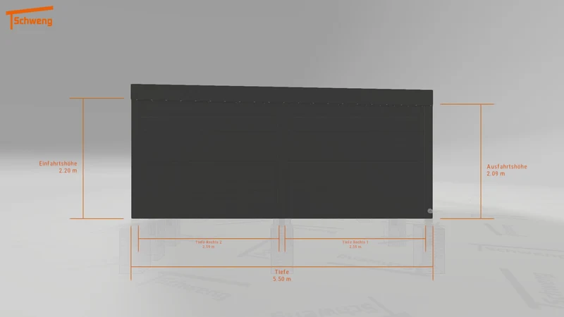 #DE Schweng Flachdachcarport C600 (ID g75nxm) #MTG