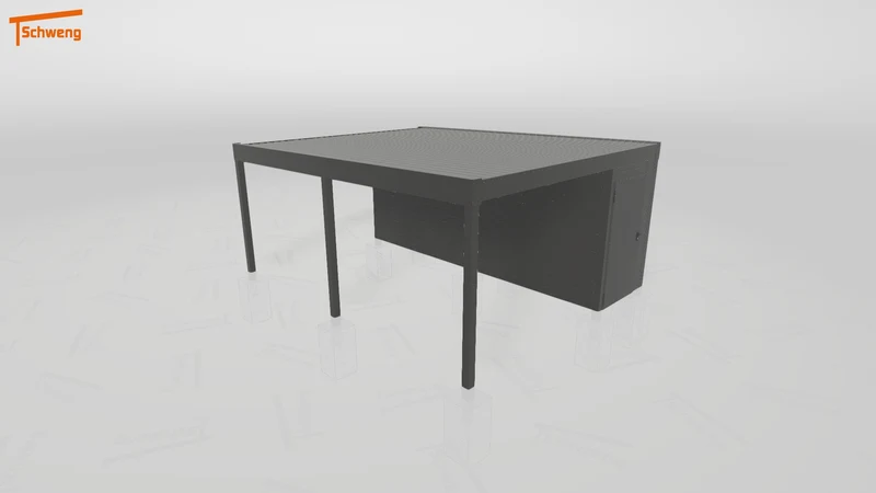 #DE Schweng Flachdachcarport C600 (ID pbp2nq) #MTG