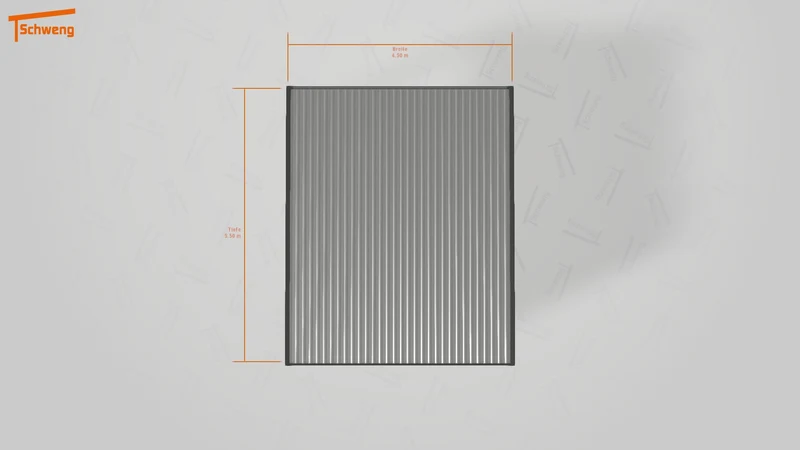 #DE Schweng Flachdachcarport C600 (ID pbp2nq) #MTG