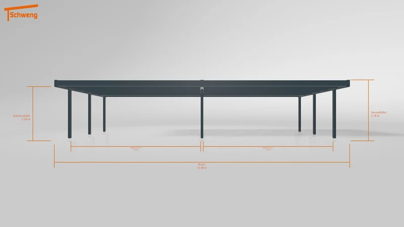 #DE Schweng Flachdachcarport C600 (ID jj8kwp) #MTG