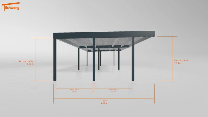 #DE Schweng Flachdachcarport C600 (ID jj8kwp) #MTG